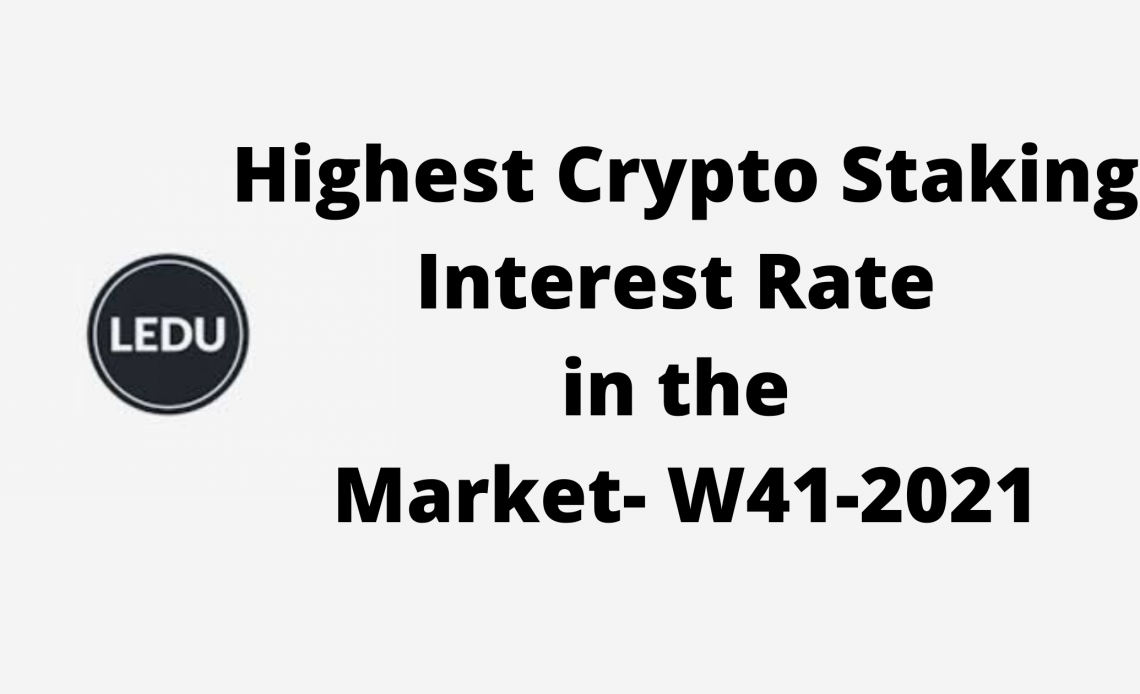 Crypto Staking Interest Rates