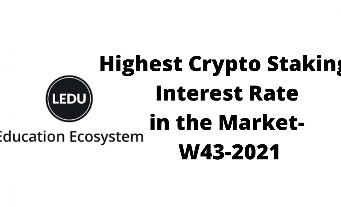 best interest rates for crypto staking