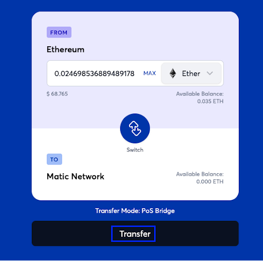 How to use Matic Bridge to bridge tokens from Ethereum to Polygon